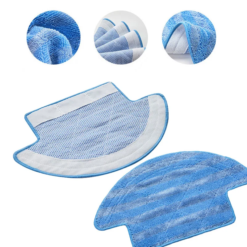 4 stücke Ersatz Mop Lumpen magisches Klebeband für Chuwi Ilife V55 Pro Roboter Staubsauger Wisch pads Tücher Ersatzteile Zubehör
