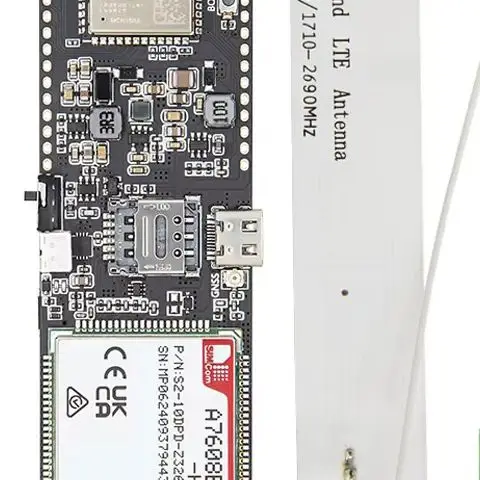 LILYGO T-A7608X-S3 ESP32-S3 4G LTE Development Board, A7608E/SA GSM WiFi BT 5.0 Module with TF Card I2C SPI UART