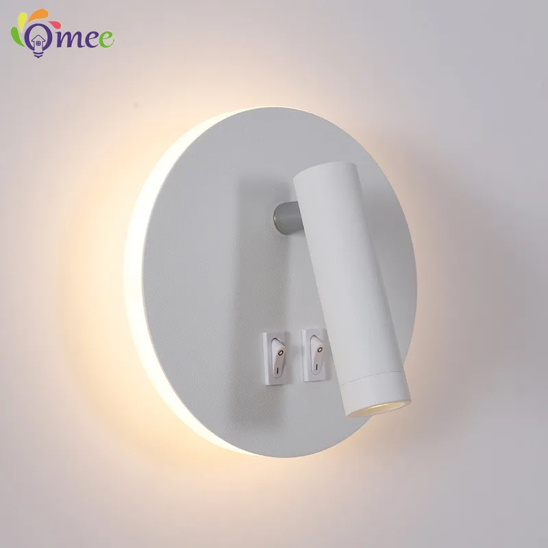 Folding Indoor Wall Light With Switch LED Interior Wall Lamp Decorat Bedroom Hotel Guest Room Lighting for Bedside Reading Light