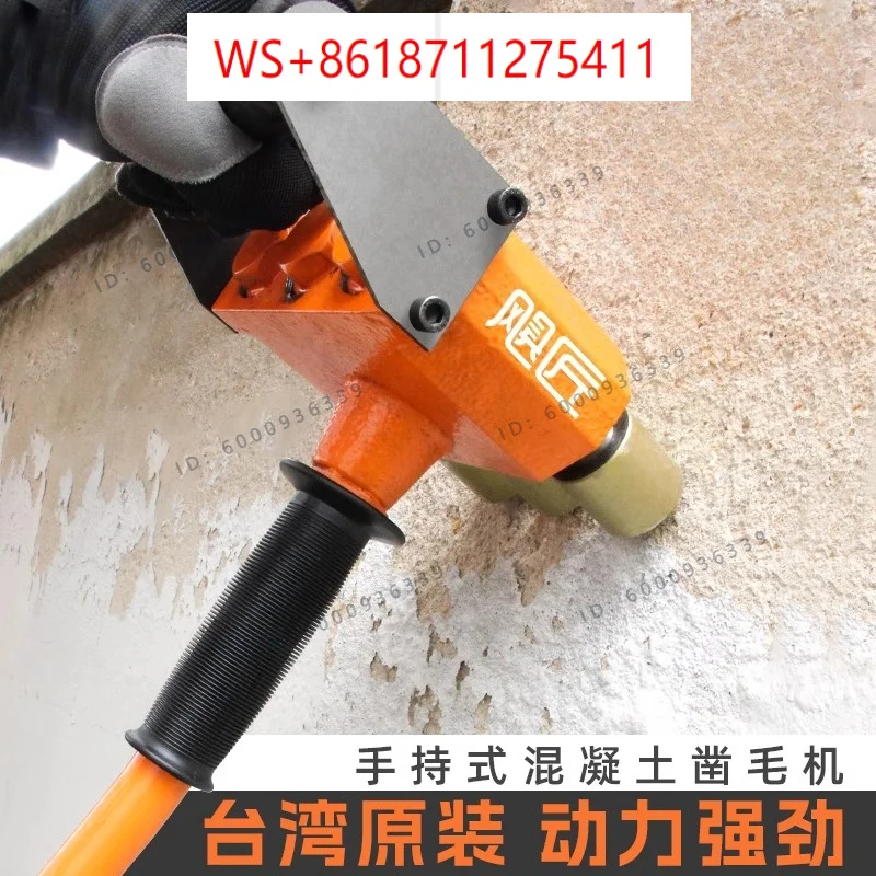 Concrete chiseling machine, pneumatic hand-held multi head chiseling machine