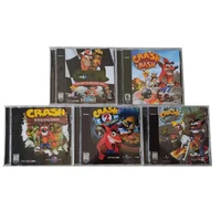 PS1 Crash Bandicoot Series disco copia juego desbloqueo consola Station1 controlador óptico Retro piezas de videojuegos