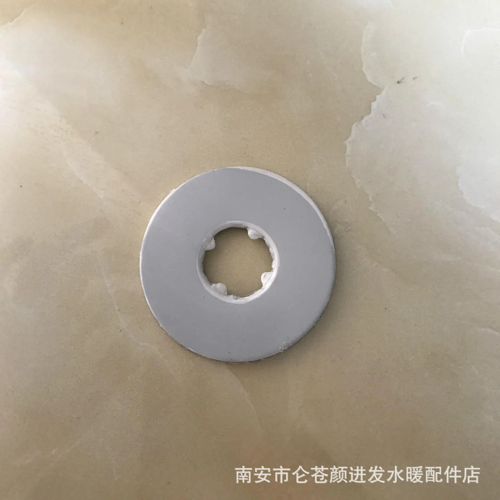 4/8=20mm Hole Cover Stainless steel 201 bright flat film widened (55mm) triangular valve faucet decorative thick ugly cover