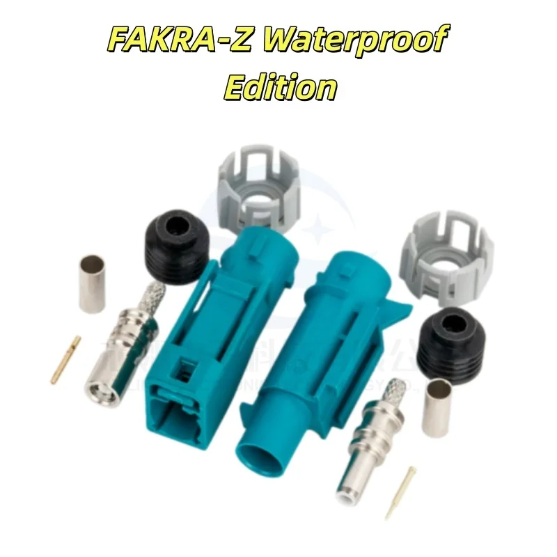 Fakra-GM Camera Connector, RG174 RG316 Auto Cable Connector, Type z-j/K-1.5/2, Waterproof, Male and Female, 1/5pcs