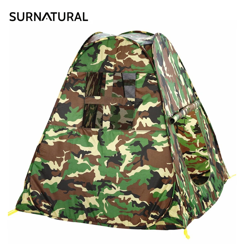 Outdoor Camouflage Bird Watching Camping Tent Portable Play House  Children's Tent for Outdoor Shade Fishing Sports Beach Tent