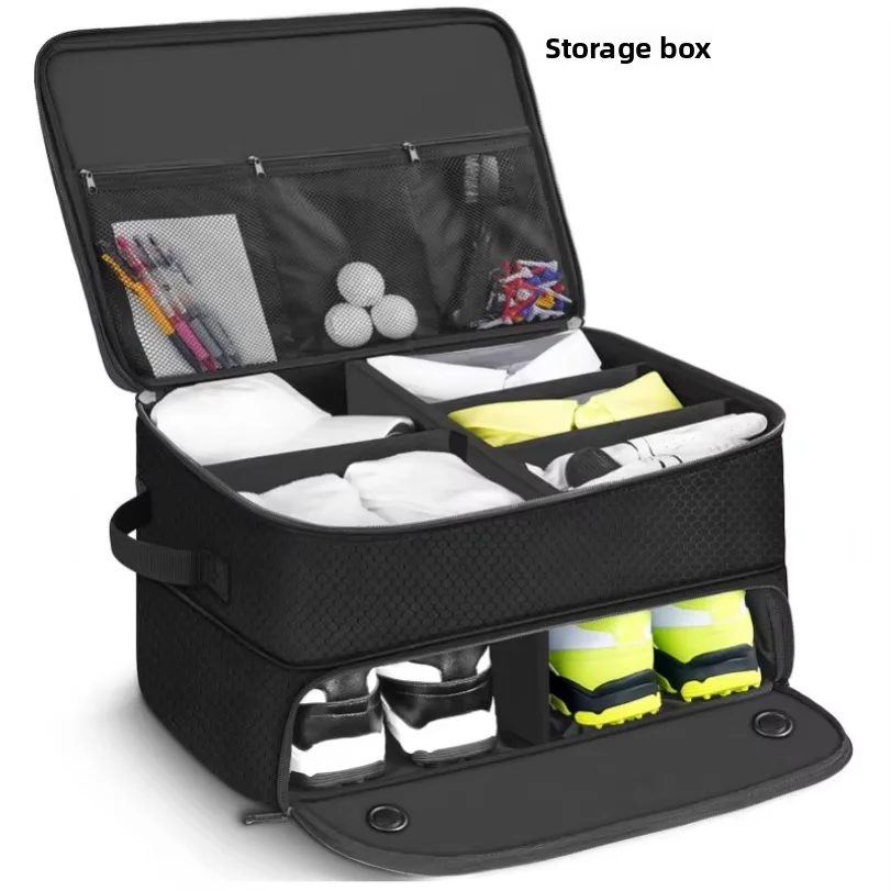 Cross-border bestseller: outdoor golf storage bag, shoe storage box, trunk organizer, travel storage bag