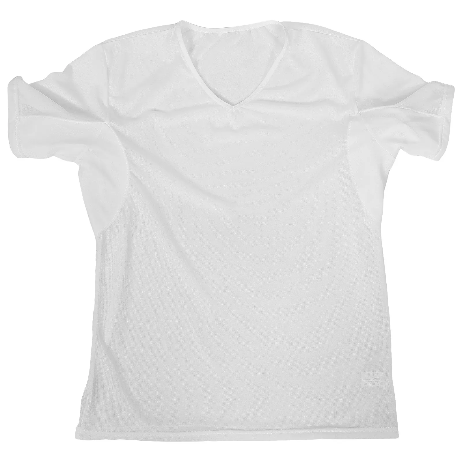 

Men Anti Sweat T Shirt with Built in Underarm Pads Breathable Lightweight Quick Absorbing Sweat Proof Undershirt for Cycling