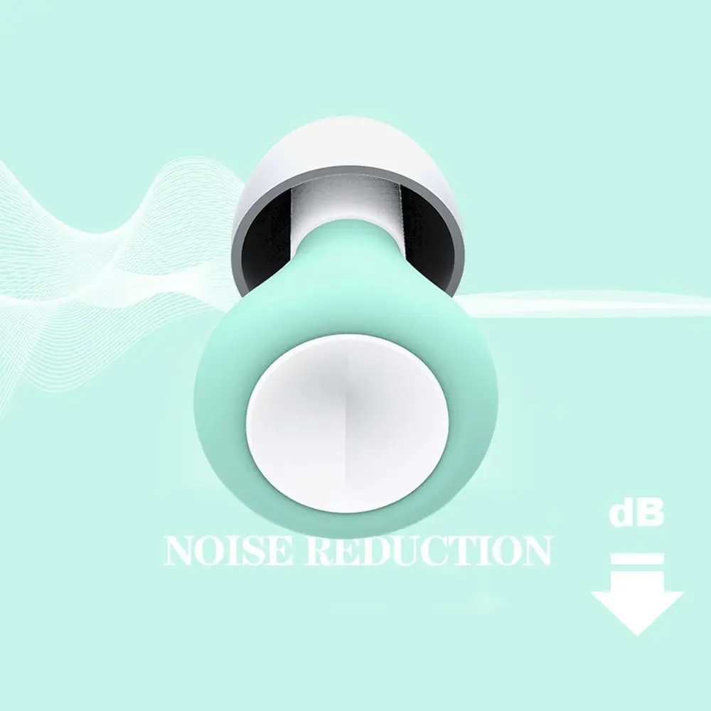 Anti-noise Sleep Soundproof Earplugs Silicone Deep Sleeping Noise Canceling Ear Plugs Reusable Noise Reduction Supplies