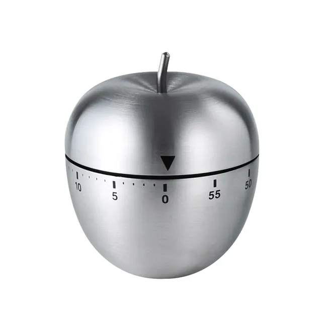 1 szt. Kreatywny Timer mechaniczny kuchenny ze stali nierdzewnej typu jajecznego 60 minut przypomnienia o pieczenie czasu dla uczniów
