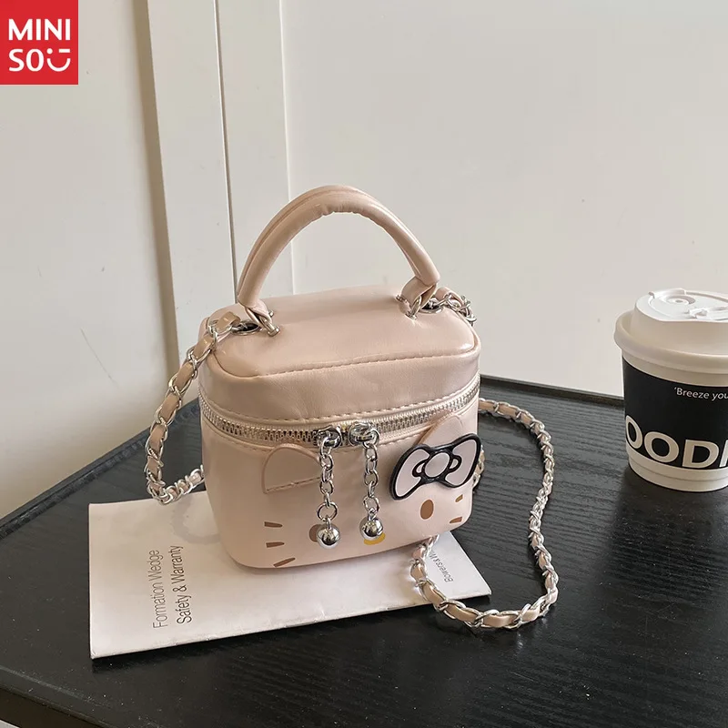 Miniso 2025 Bow Mini Bag for Women, Fashion Crossbody Shoulder Purse, Versatile & Chic