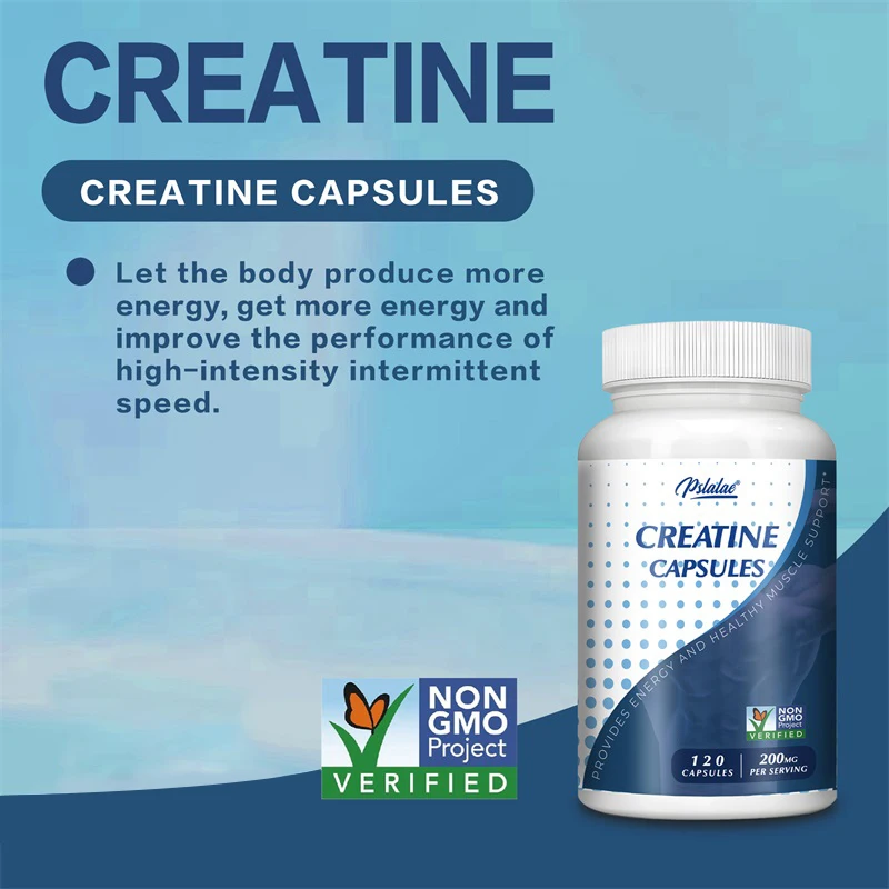 Creatine Capsules - Pre-workout Creatine To Help Build Muscle, Enhance Energy and Performance