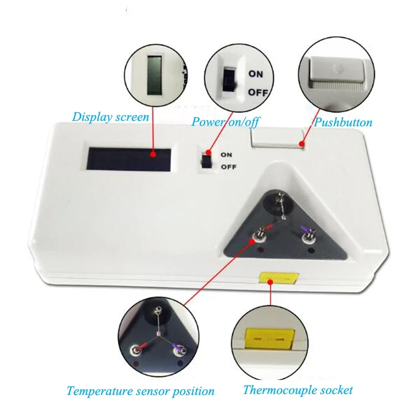 Digital Soldering Iron Tips Thermometer Temperature Instruments Tester for soldering iron tips + 2pcs Sensors BK191