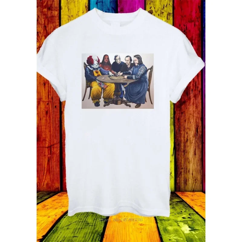 

Stephen King Characters Conjuration Evocation Seance T-shirt Men Women Unisex Tshirt Plus Size Clothing Tee Shirt
