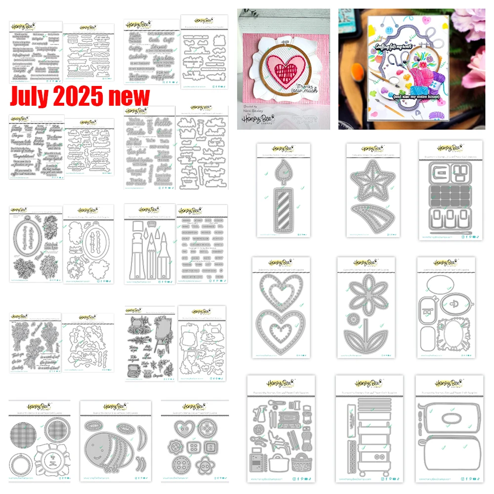 

2025 July New Floral Easel Alphabet Tin Palette Metal Cutting Dies Stamps Stencils for DIY Greeting Card Photo Album Handmade
