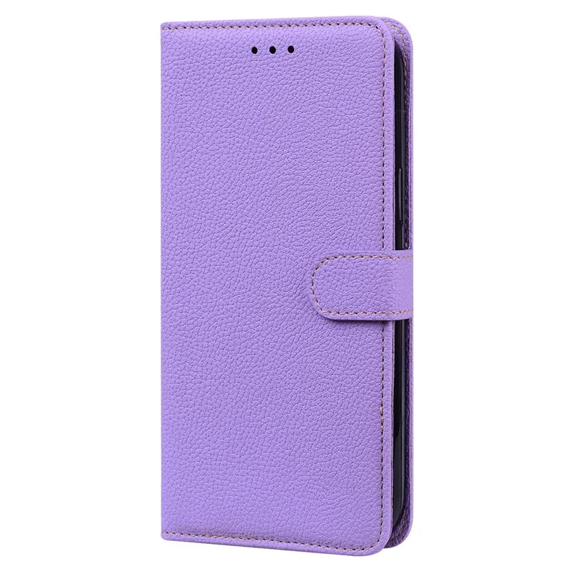 For Xiomi Poco X6 Pro Case Classic Solid Color Leather Flip Stand Phone Case For Xiaomi Poco X6 Pro PocoX6 X 6 Pro Wallet Cover