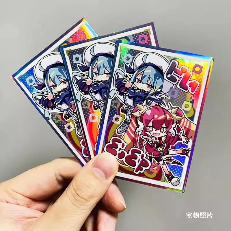 60 PCS/Bag Game Yu-Gi-Oh! Card Sleeves Anime Yugioh Black Magician Girl Holographic Sleeve Cards Protector Case for Gift