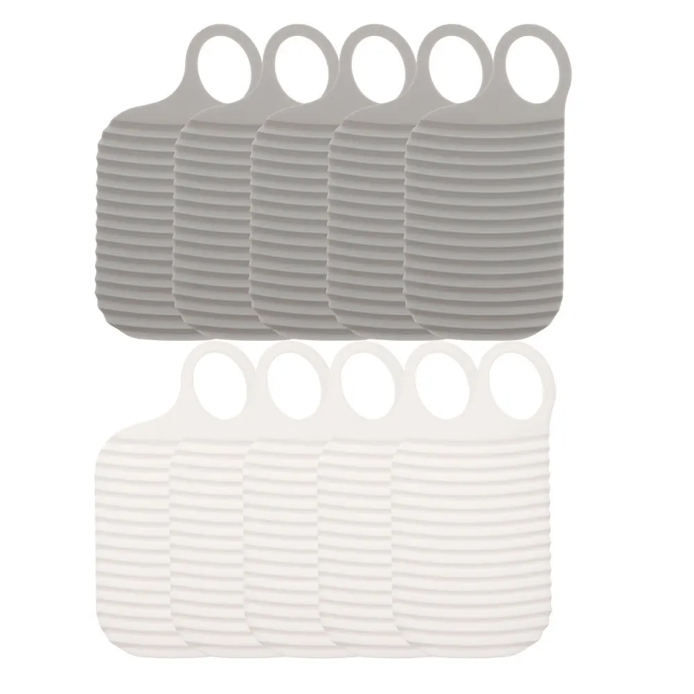 

10 Pcs Washboard for Clothes Washing Antiskid Mini Travel Washboards Scrub Small
