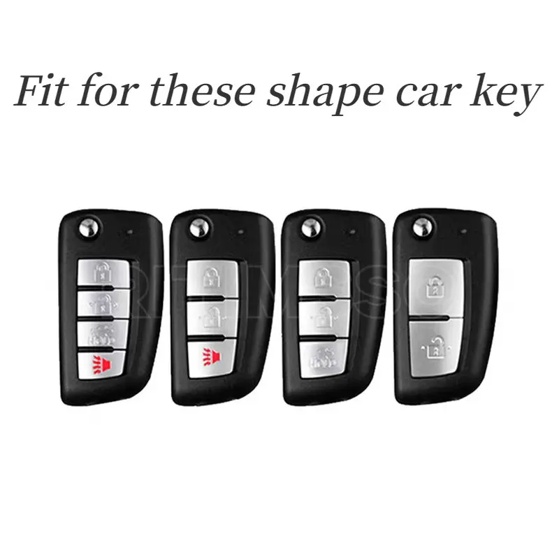 Soft Tpu Folding Car Key Case Cover for Nissan X-Trail T32 Rogue Juke F15 Qashqai J11 Murano MAXIMA ALTIMA Accessories