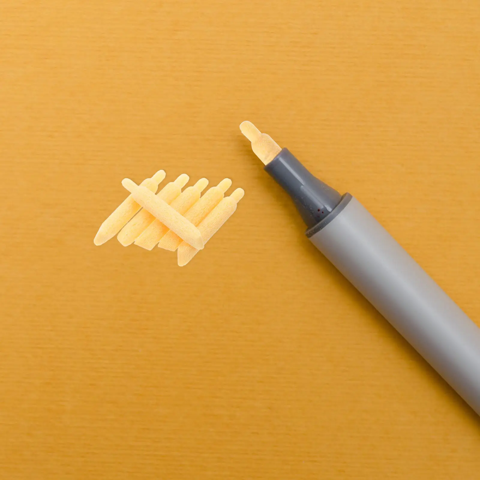 

50 шт. сменных наконечников для маркеров с мягким кистевым наконечником для акриловых ручек, увеличивающие срок службы маркера, с гладким краем, для творчества и рукоделия