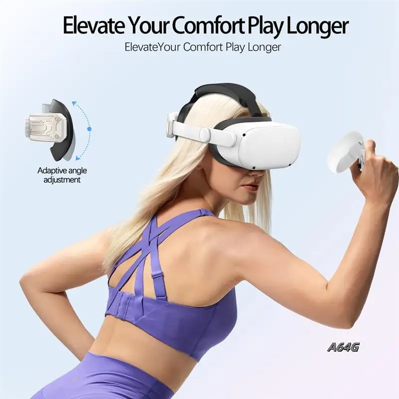 

Adjustable Head Strap For Meta Quest 2,For Quest 2 Elite Strap Accessories For Enhanced Support And Comfort In VR
