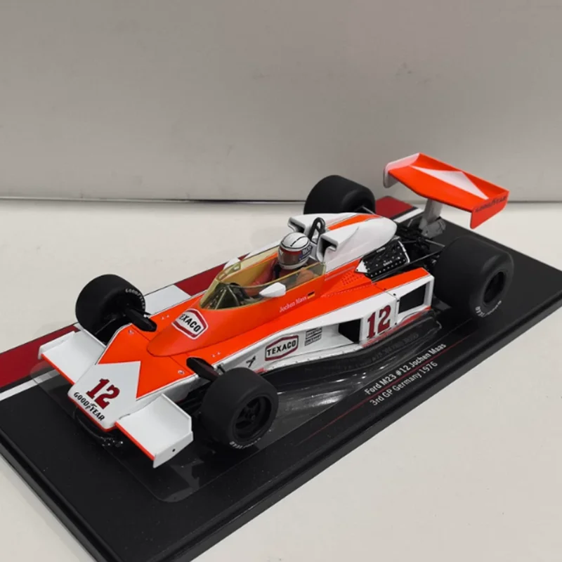 MCG 1/18 Scale M23 #12 1976 Car Model Alloy Static Collection Decorated Holiday Toy