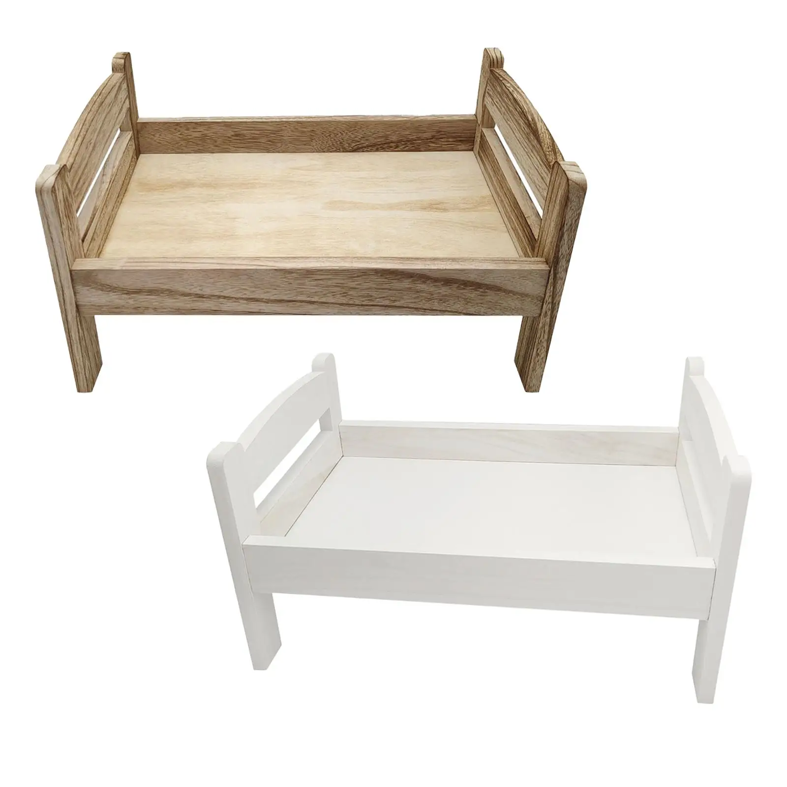 Newborn Photography Props Bed Fittings Photo Posing Aid Gift Wood Small Small Furniture for Boy Toddlers Baby Kids Infant