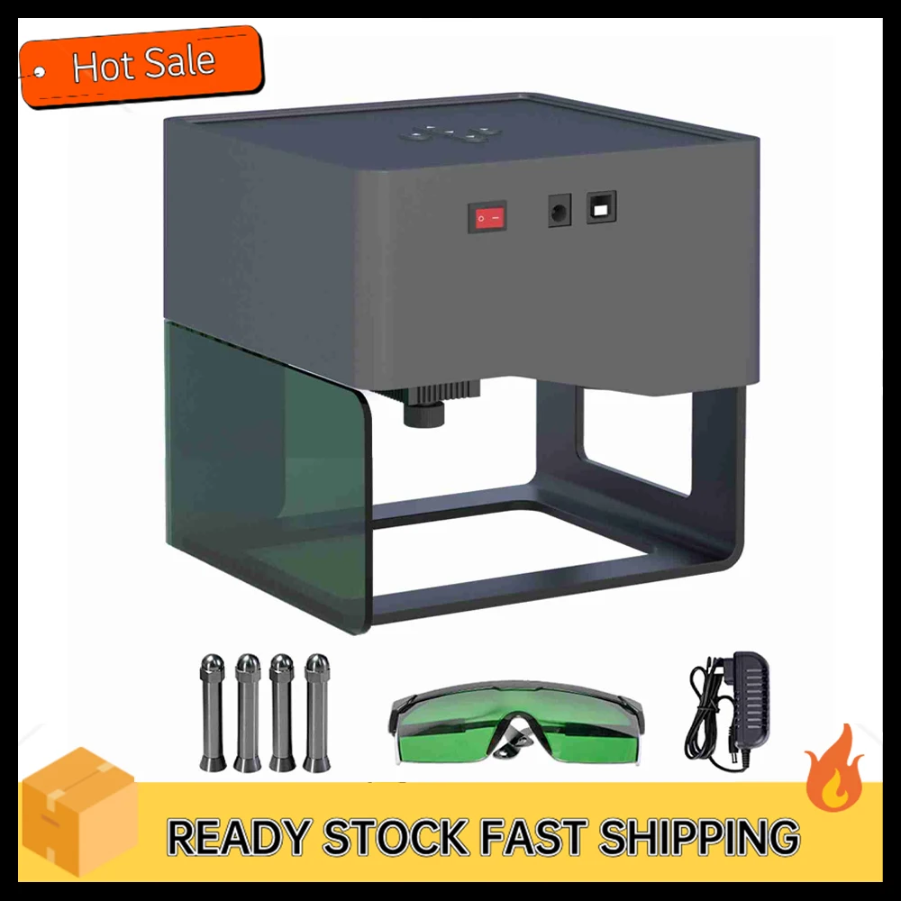 DAJA DJ6 Laser Engraver DIY Marking Portable Engraving Machine for DIY Handcraft Logo Mark Printer 80x80mm Carving Area