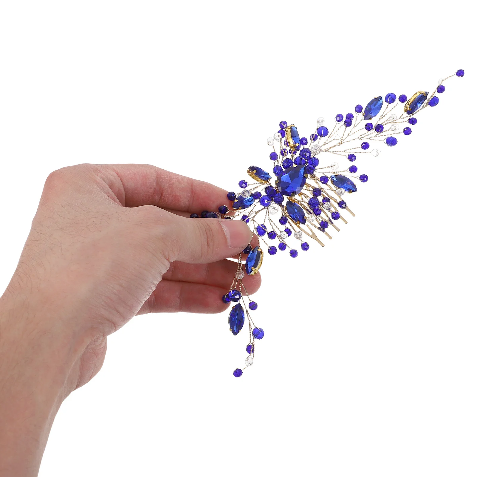 

Crystal Hair Comb Bridal Headpiece Wedding Hair Accessories Elegant Headdress For Women Girls Party Dance Ball