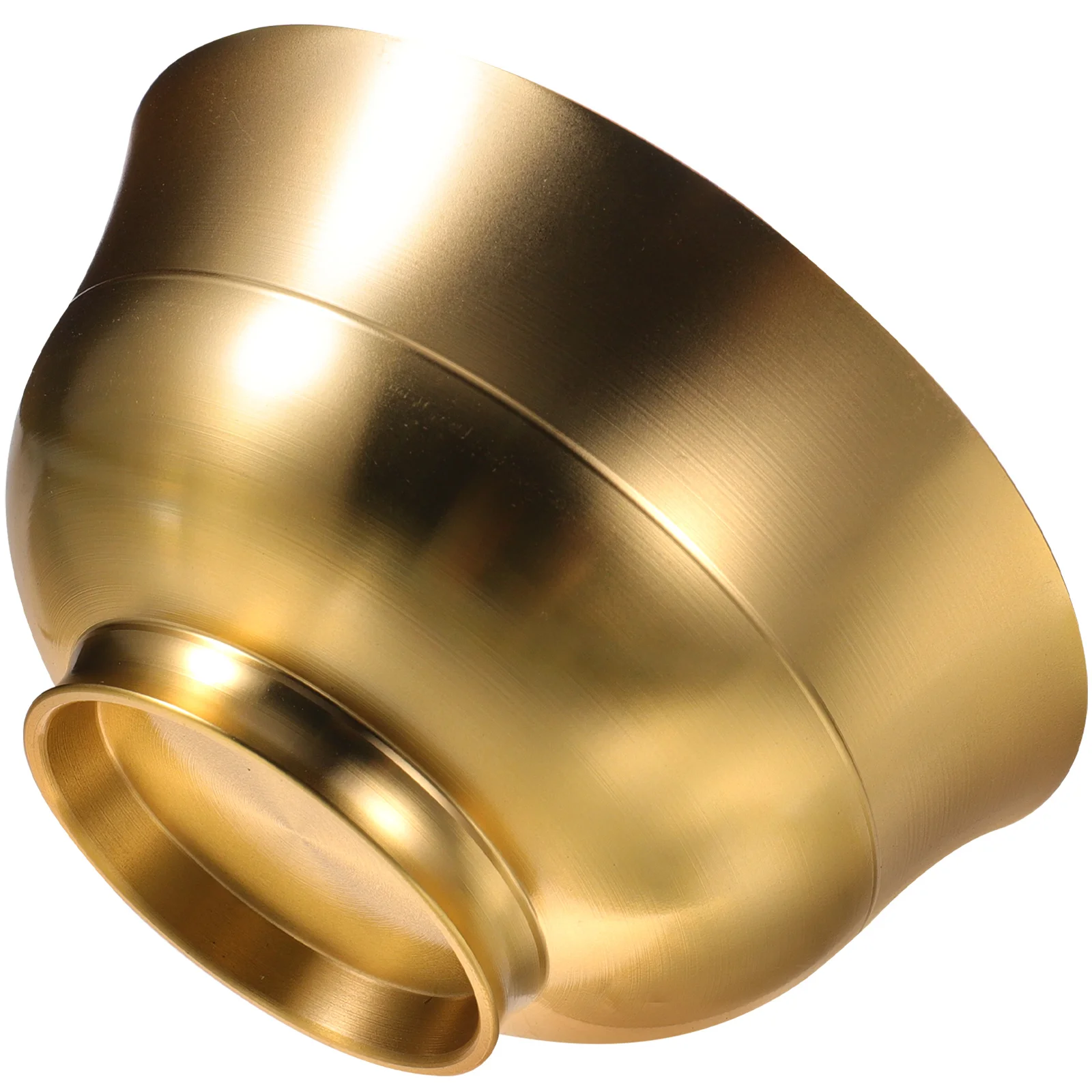 

Chinese Gold Ingots Brass Glossy Cornucopia Retro Decor Worship Bowl Accessories