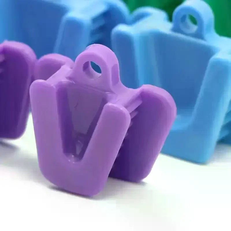 /ACR/Dental Occlusal Pad Rubber Bite Opener Blocks Mouth Prop Cheek Retractors Small Supplies Dentistry Tools 3pcs/set