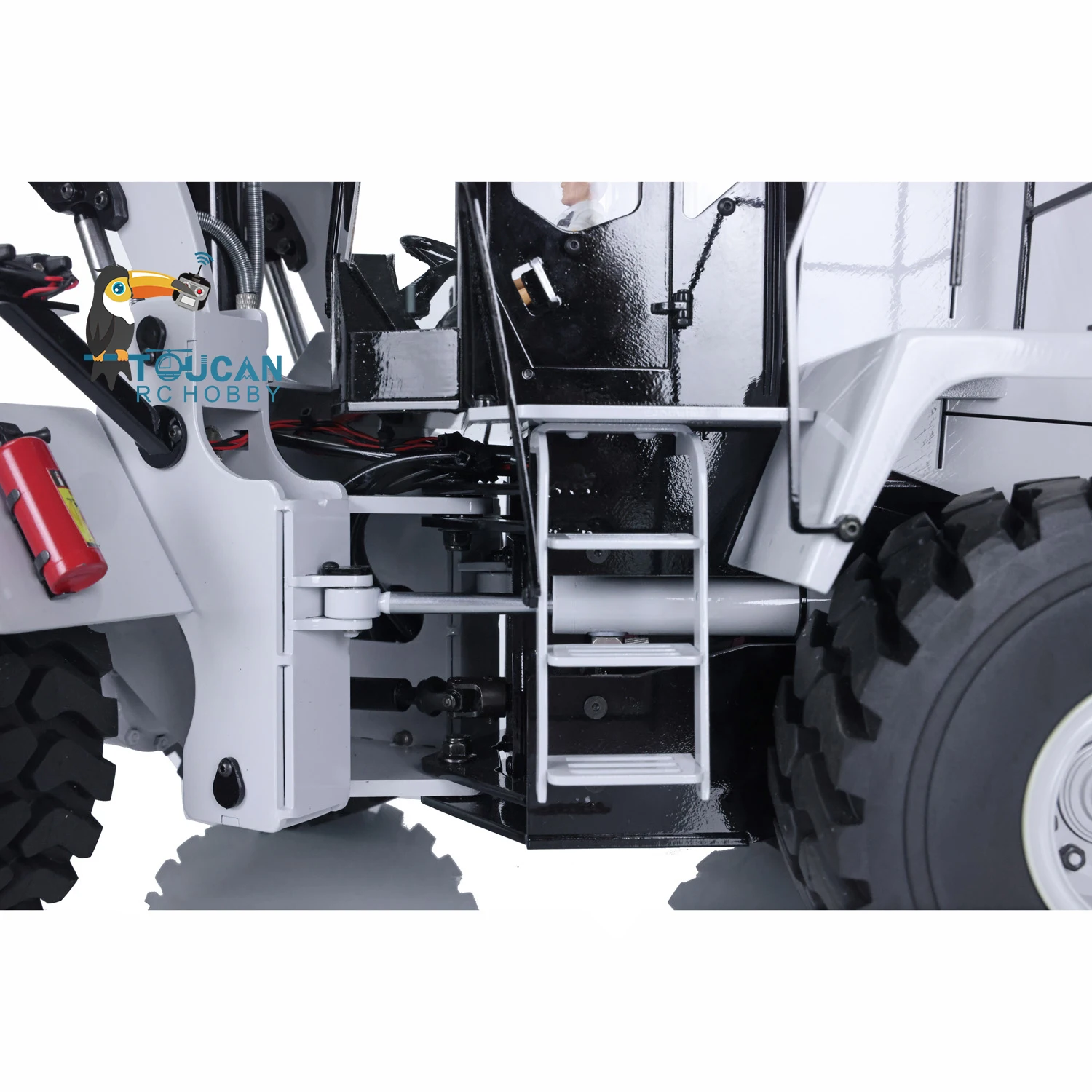 XDRC WA470 RC Hydraulic Loader 1/14 Scale Metal Car Truck Toy ESC Motor Servo Lights Refitted 980L Model Toys TH18404