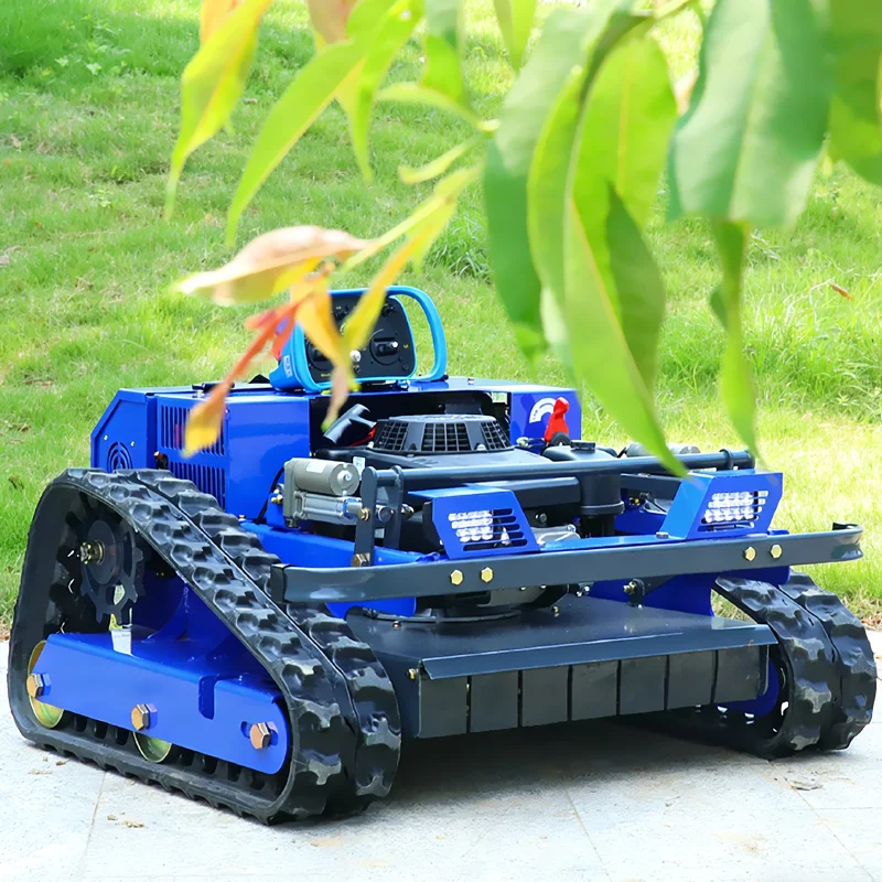

Customized multifunctional track type lawn mower for orchard slope embankment reclamation and weeding machine