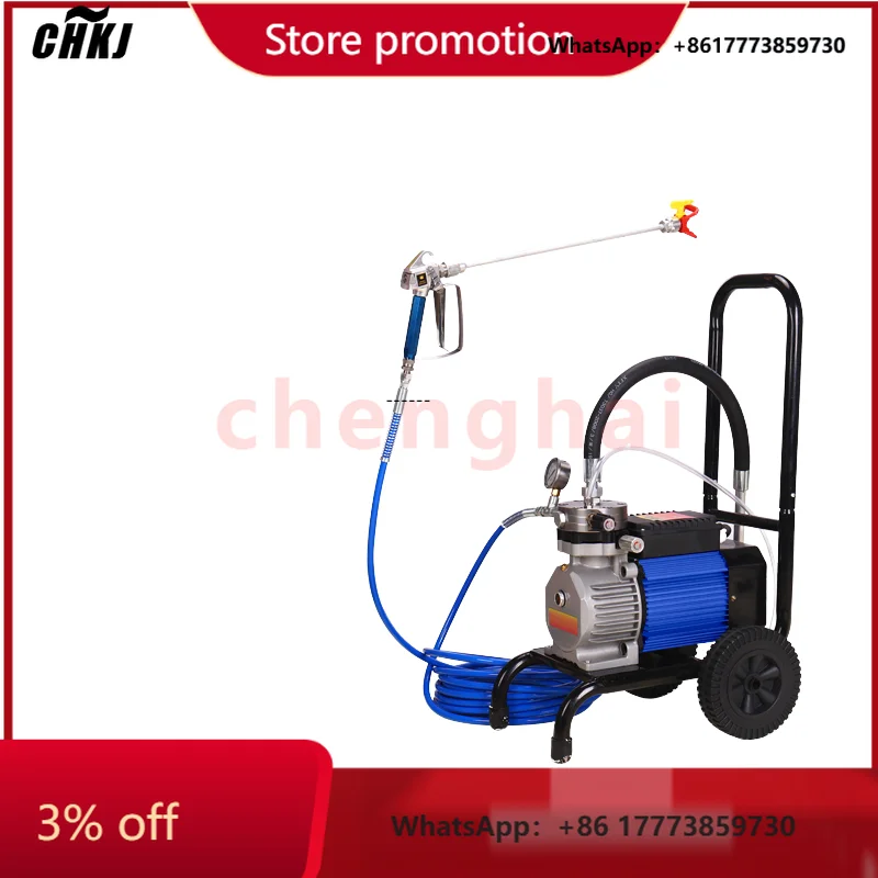 

CKHJ-2025NEWHigh Pressure Airless Spraying Machine Diy Paint Spray Gun Emulsion Paint Multi-functional Electric Painting Spray