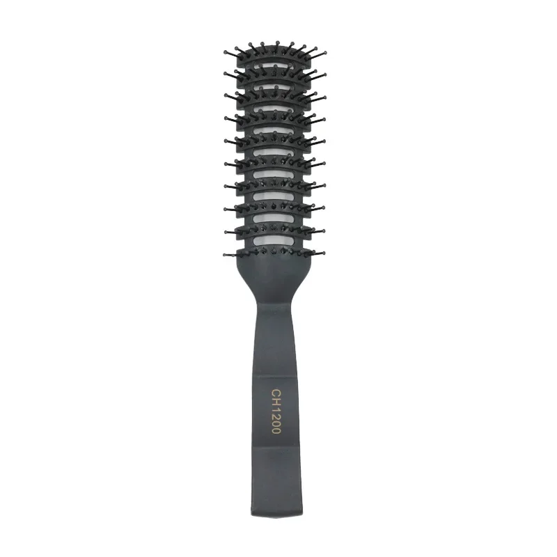 1pc com nervuras pente para homens menino macio escova de cabelo salão de cabeleireiro pente de massagem costelas pente de cabelo couro cabeludo barbeiro estilo de cabelo pente