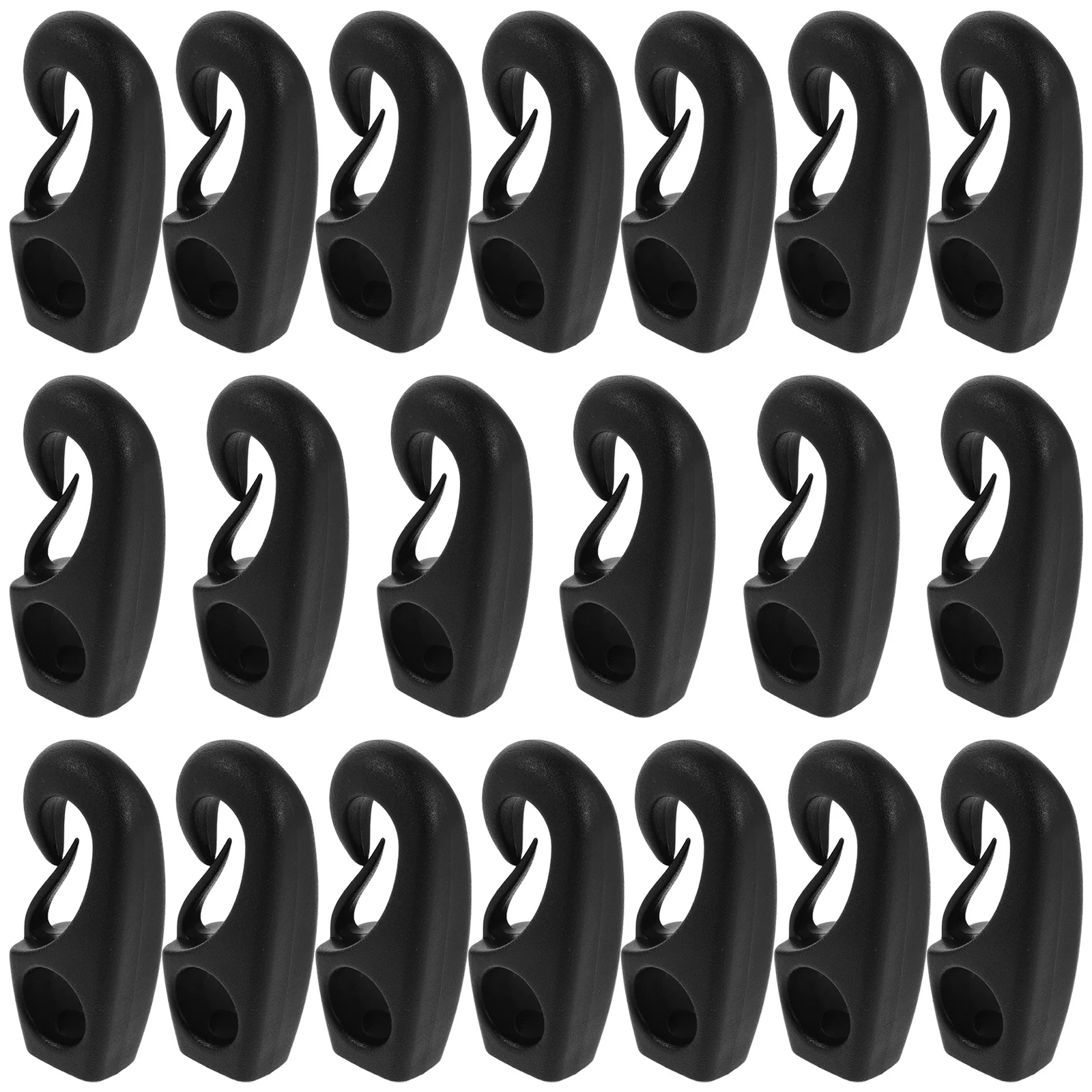 20 قطعة مجذاف كاياك مشابك شعر كلبش البلاستيك والعتاد كليب التثبيت السريع مكافحة زلة كاياك مجداف أصحاب الزورق تخزين السنانير قارب خارجي