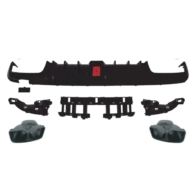 

Factory Direct Tail Throat Spoiler Car Rear Bumper Diffuser Sp Lip - C Class 260L W205 Body Kit