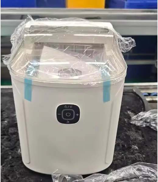 Portable Nugget Ice Maker Machine  Automatic Countertop Design, 12kg/24h Ice Output, Compact Mini for Home & Kitchen