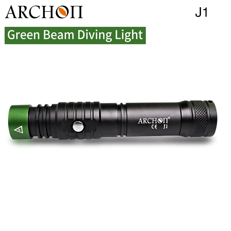 J1 diving coaching command green beam light profession diving green beam light Underwater 100m dive instructor dive command lamp