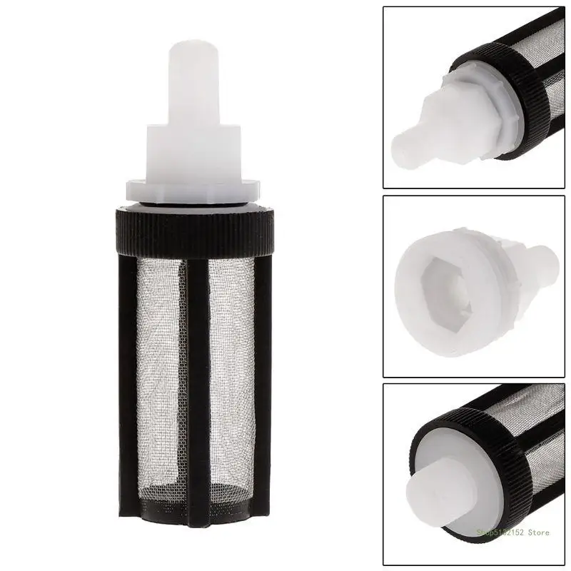 QX2E Aquarium Water Filters Stainless Steel Micro Mesh Cover Fish for Tank Filter Inlet Frame 7mm 8mm Hose Accessorie