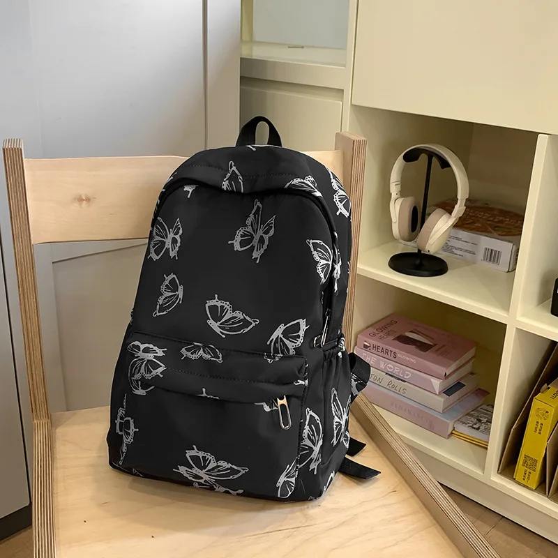 Cartoon Rucksäcke Kind Rucksack für Mädchen Schmetterling Rucksack Niedlichen Rucksack Große Kapazität Reise Rucksäcke Zurück Zu Schule Taschen Sac