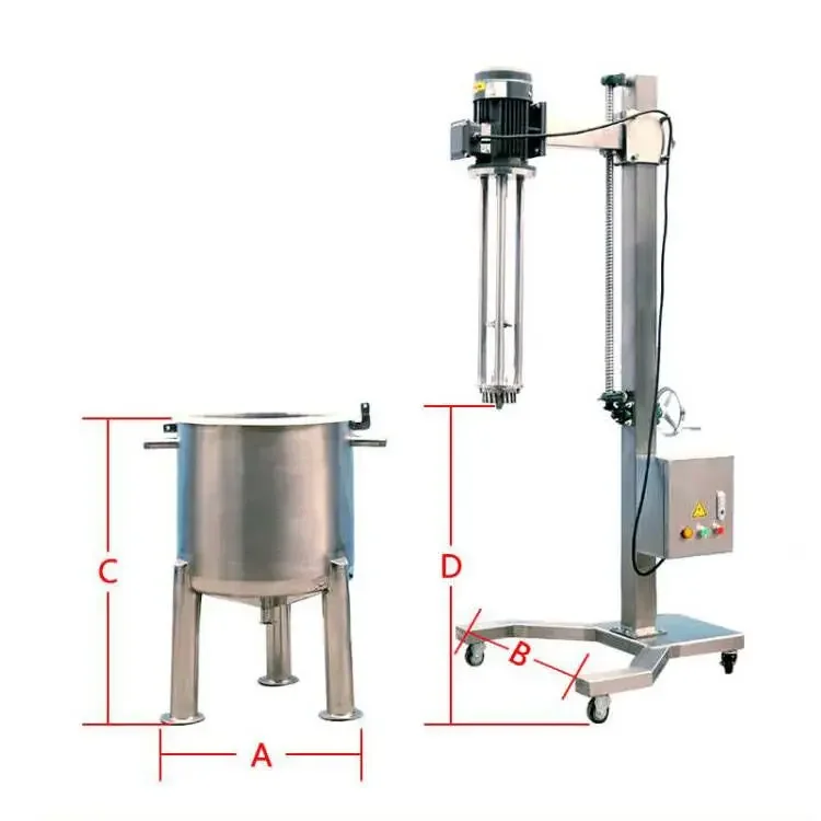 High shear emulsion homogenizer emulsion mixer high shear mixer