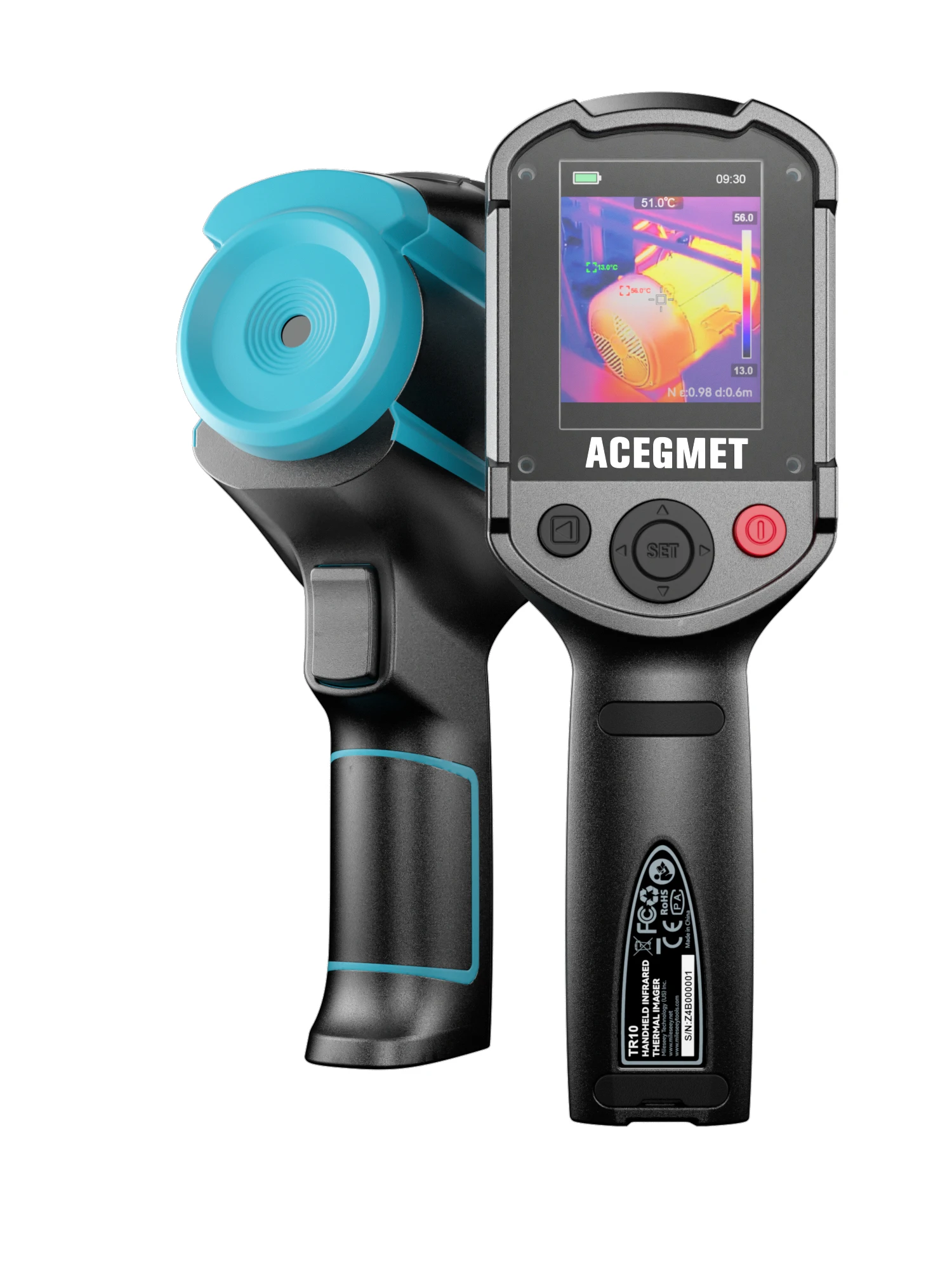 TR10 Thermal Imager with Powerful Rechargeable Battery Cable To Any PC in Real-time Thermal Camera