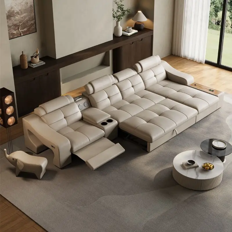 

Cup Holder Electric Recliner Sofa Gray Design Modern Luxury Electric Recliner Sofa Living Room Woonkamerbanken Furniture Home