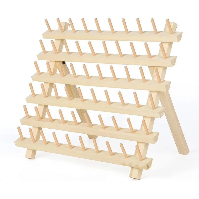 

Axis frame, wooden thread frame sewing organizer for sewing, quilting, embroidery