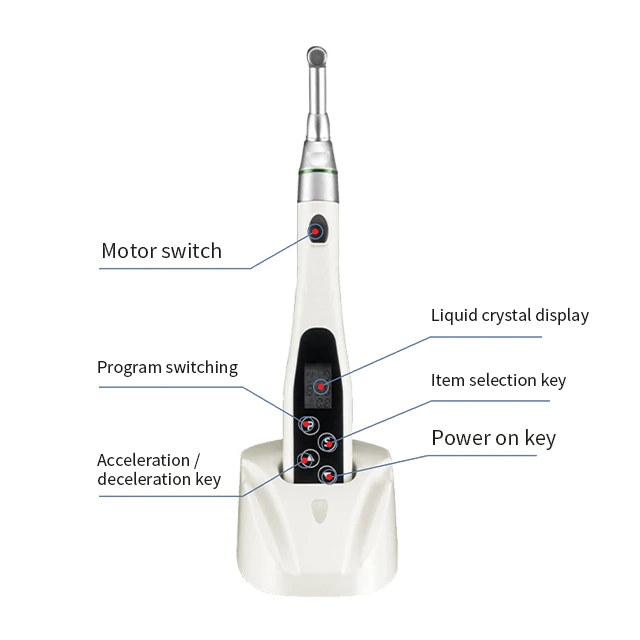 

Dental Rotary Endo Motor With Light Files imp lant Dental Endo Motor Wireless Dental Machine