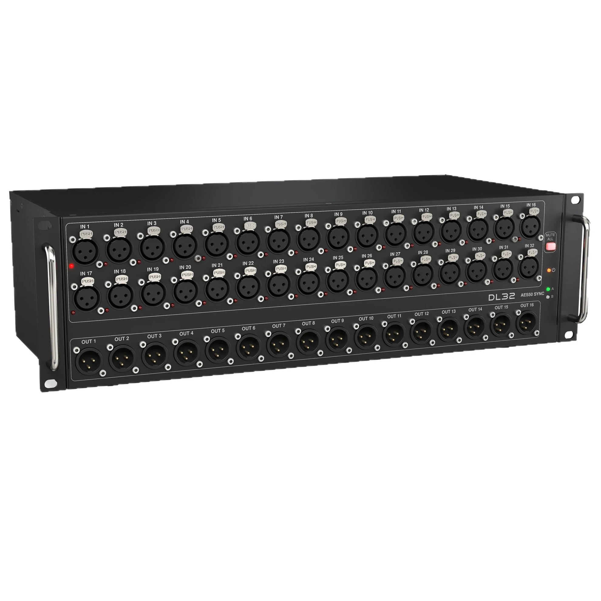 DL32 Series 32-Channel Digital DJ Audio Mixer for Studio and PA Systems Stage Performance Equipment