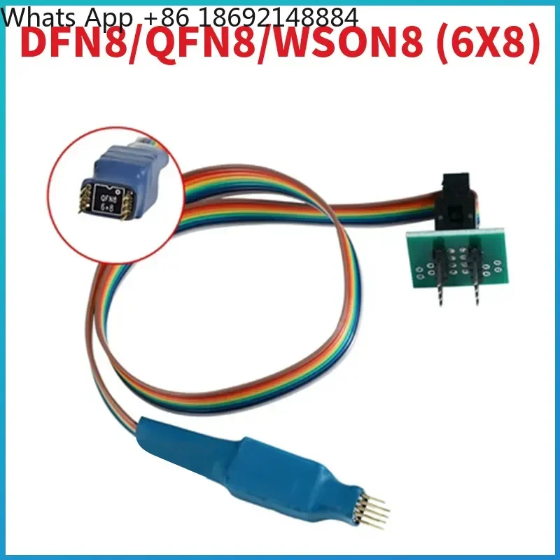 N8 WS8 TSOP SSOP8 Probe Test Line Flip Holder for 6x8 5x6 Burning Reading Writing Spring Needle