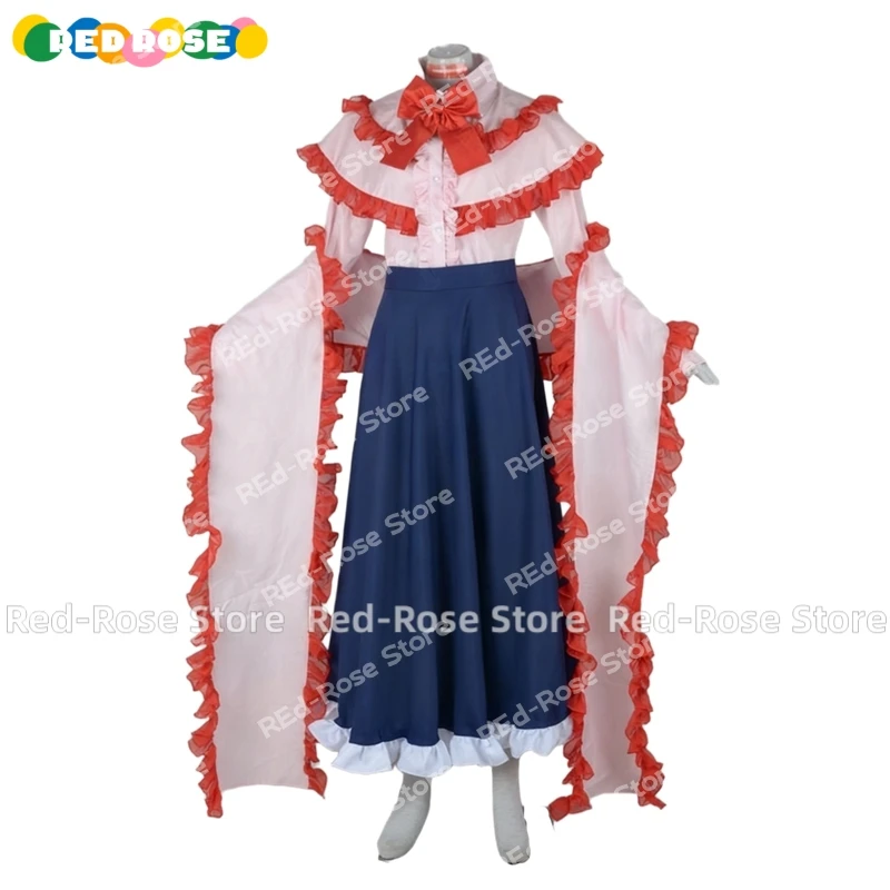 

【Customized 】Anime Touhou Project Iku Nagae Cosplay Costume Halloween Christmas Party