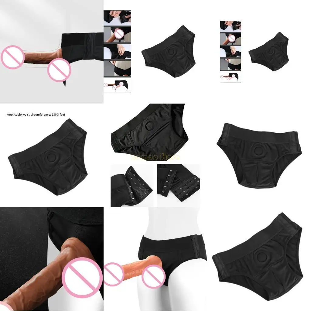 

31BF Strap On Harness Pants Strapless Strapon Harnesses Underwear Unisex Briefs