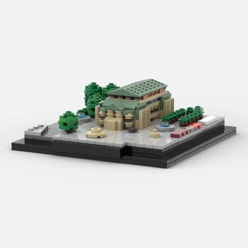City Street View Model MOC Building Bricks Vintage Opera House Modular Technology Gifts Holiday Assemble Children Toys Suit
