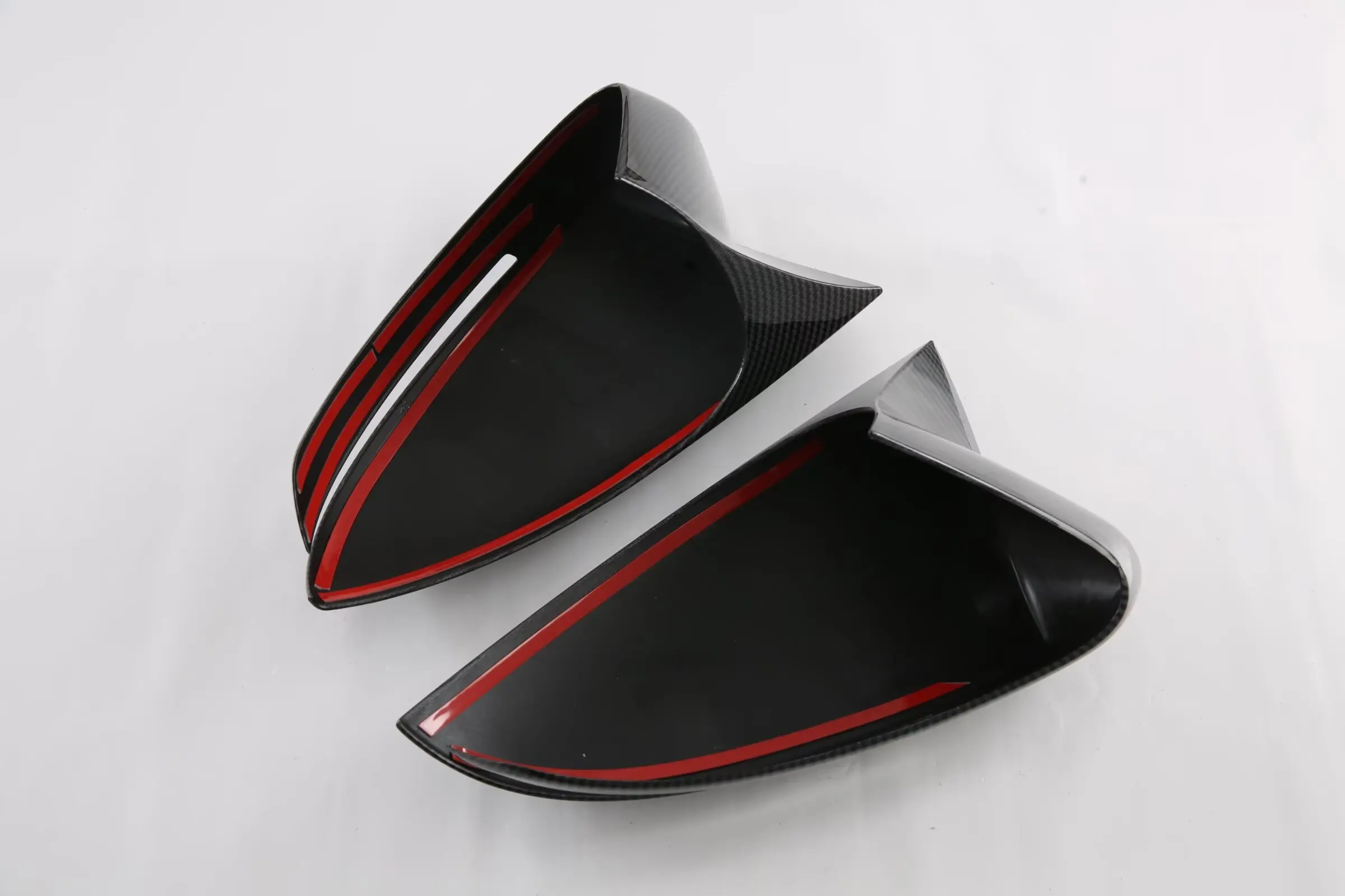 For Chery Omoda 5 2023 2024 2025 Abs Chrome Carbon Fiber Black Rearview Mirror Shell Trims Frame Car Styling Auto Parts Supplies 3